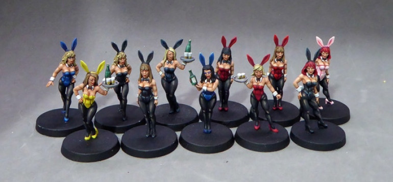 Bunny Girls 28mm Miniatures
