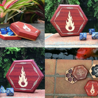 Hex Chest Dice Box