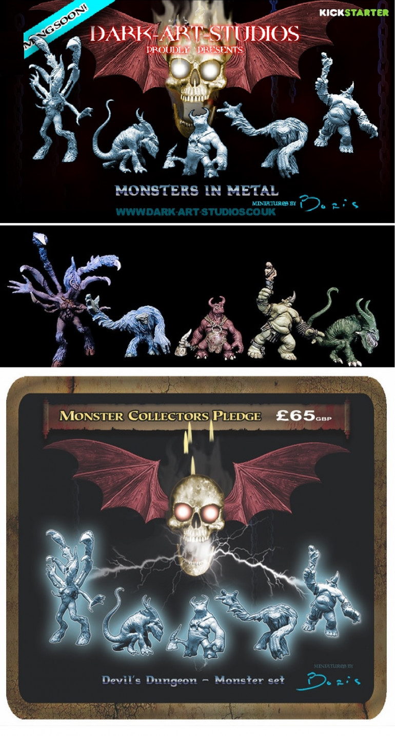 Dark Art Studios - Monsters in metal