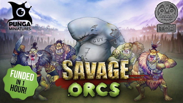 Savage Orcs Team For Fantasy Football - Punga Miniatures