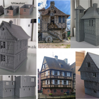 Alsace - 3D Printable timbered buildings