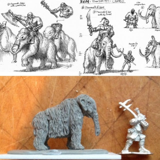 10mm Ogre Mammoth Riders