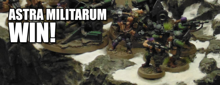 Game Over - Astra Militarum Win