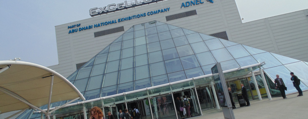 We are at the Excel Centre in London - Time to get started setting up!