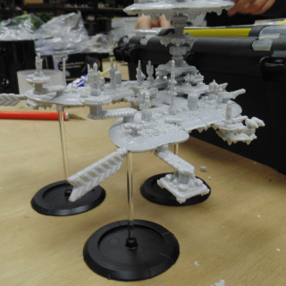 Dropfleet Space Station Build Part 7 – Wrapping Up The Builds