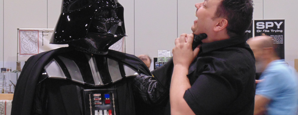 Darth Vader Gets His Hands On Warren!