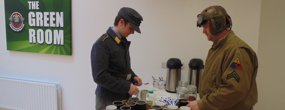 Tea Break For The Soldiers!