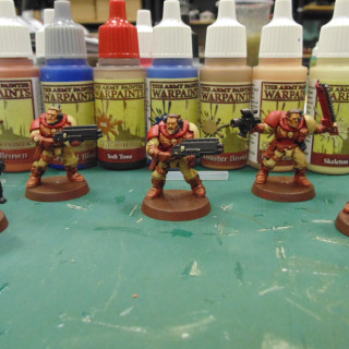 Lost Patrol - Blood Raven Scouts Washed and Ready for Highlighting