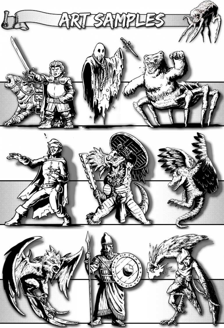 Fantasy Stock Art & RPG Minis