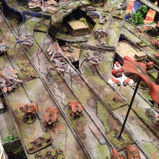 Amazing Ruined City Dropzone Table