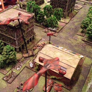 Amazing Ruined City Dropzone Table