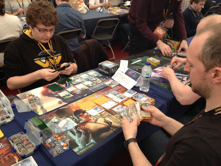 Netrunner Tournament In Full Swing (I Love This Game!)