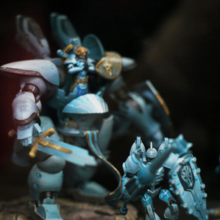 A Close Up Of New Resin Relic Knights 