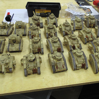 Mass Painting The Armoured Division!