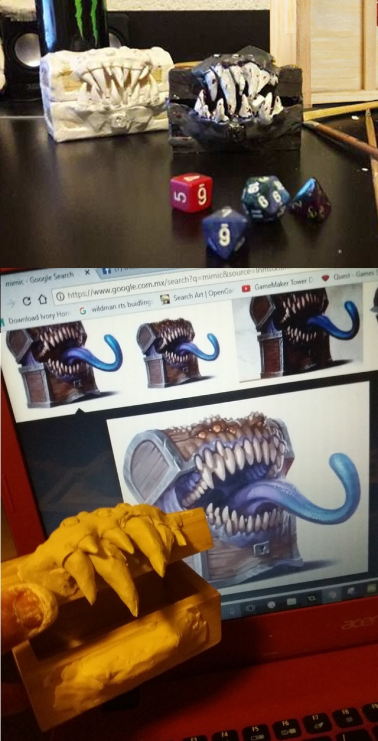 Dice Eater - Mimic Dice Box