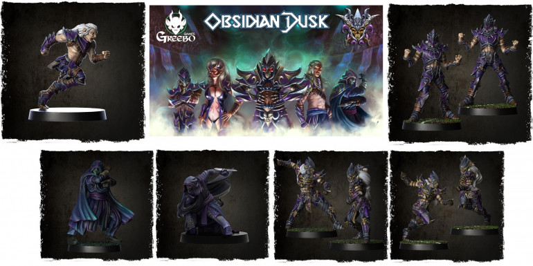 Obsidian Dusk Fantasty Football Dark Elf, High Elf and Wood Elf teams