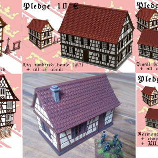 Alsace - 3D Printable timbered buildings