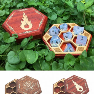 Hex Chest Dice Box