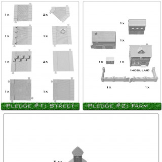 Eslo 3d Printed WW1/2 buildings