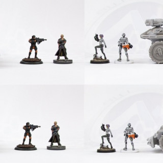 US-IMF : 28mm & 15mm Sci-fi Armour