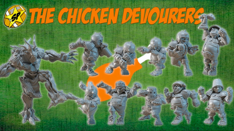 The Chicken Devourers Halfling Fantasy football. 