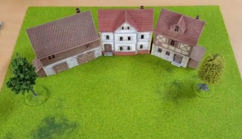 Eslo 3d Printed WW1/2 buildings