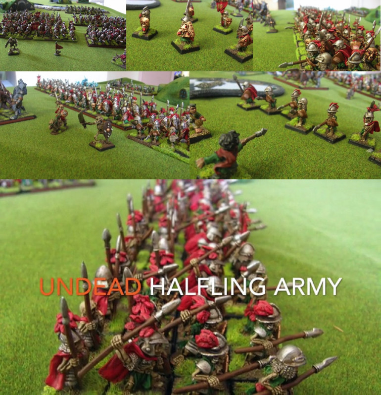 Halfling Skeleton Army Miniatures