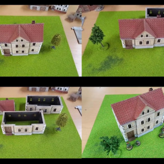 Eslo 3d Printed WW1/2 buildings