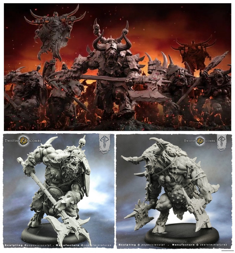 Twisting Catacomb The Minotaur Horde