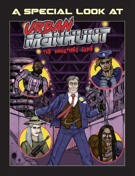 A Special Look at Urban Manhunt COVER DTRPG