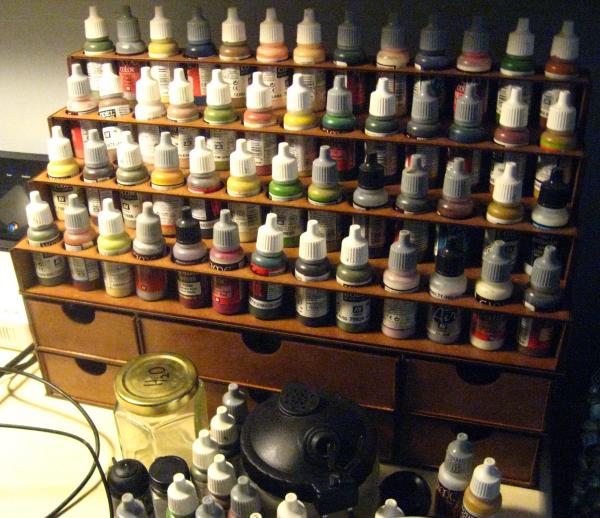 self-build paint storage