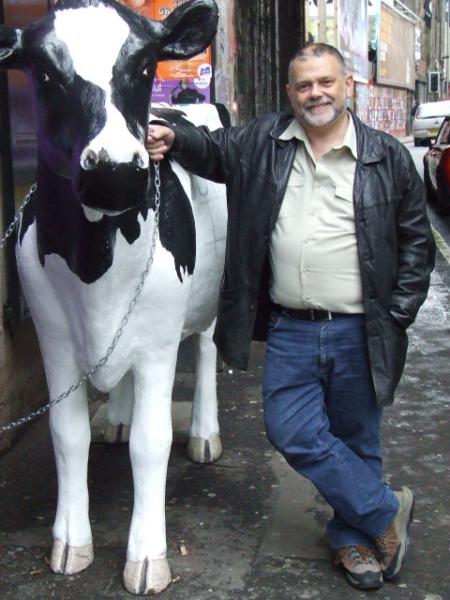 dad outside the cow bar (august 2008)