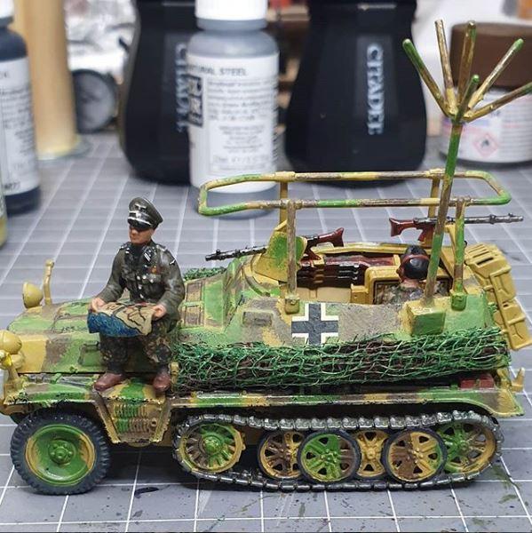 1st Company HQ Hanomag with Radio