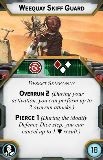 Desert Skiff Upgrade Weequay Skiff Guard