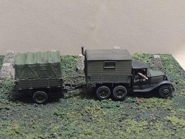 GAZ AAA with office body & trailer